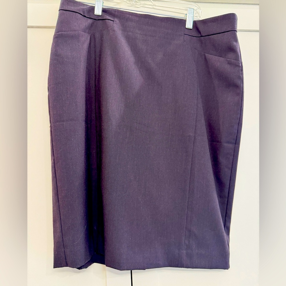 Ann Taylor Purple Women's Suit Skirt